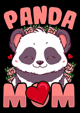 Panda Mom Kawaii