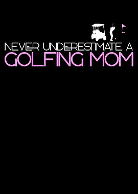 a golfing mom