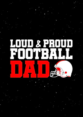Football Dad Wall Art Deco