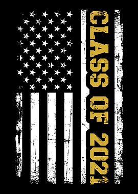 Class of 2021 US flag