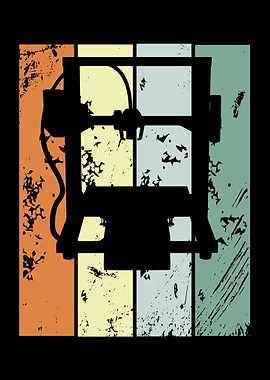 Vintage 3D Print Printer