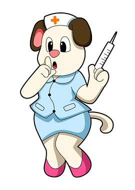Dog Nurse Syringe
