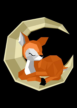 Deer Moon Sleep Mother or