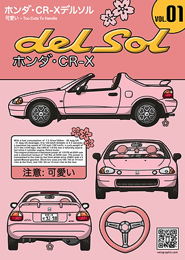 Kawaii CRX Magazine Cover