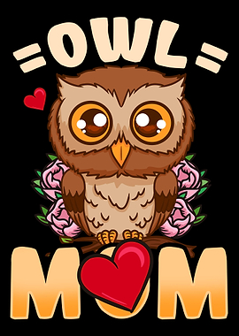 Owl Mom Kawaii