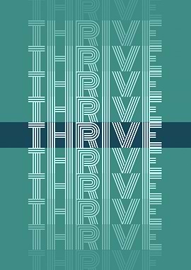 Positive Word Thrive