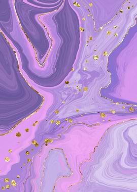 Liquid Marble No 2 pink