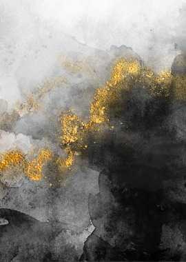 Black and gold texture