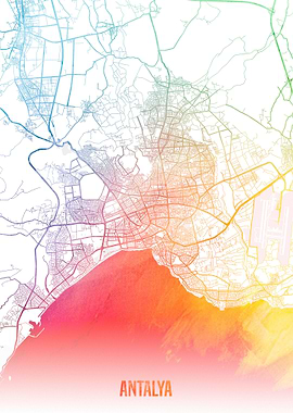 Antalya map
