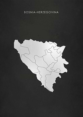 Bosnia Herzegovina Map