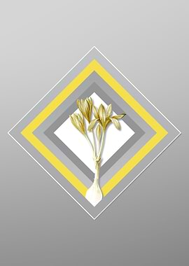 Gray Autumn Crocus Flower