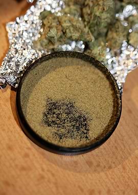 Cannabis THC background