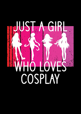 a girl who loves cosplay