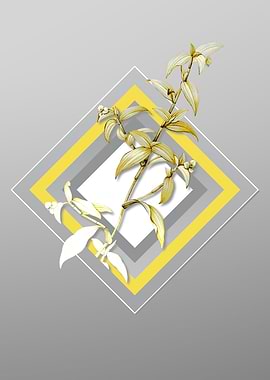 Yellow and Gray Botanicals