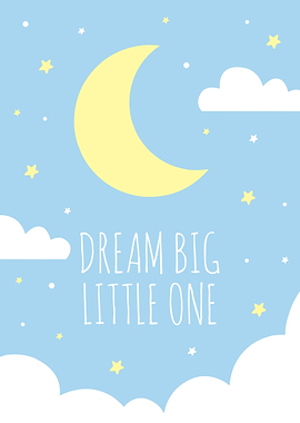 Moon dream big little one