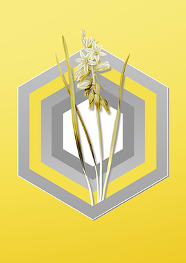 Yellow Floral Illustration