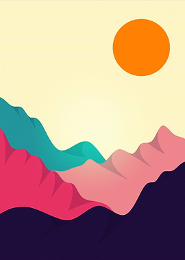 Mountains Minimalist
