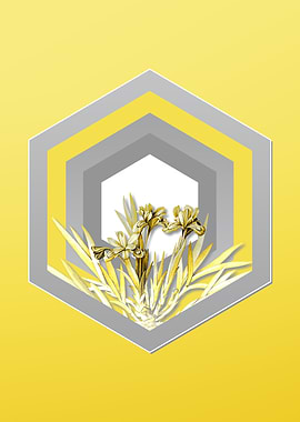 Yellow Floral Illustration