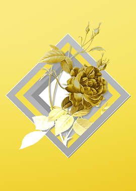 Gray and Yellow Botanicals