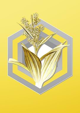 Illuminating Yellow Floral