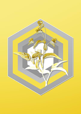 Grey and Yellow Botanicals