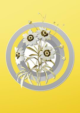 Yellow Flower Illustration