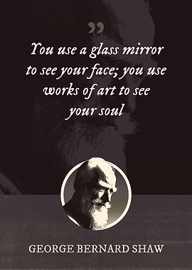 You use a glass mirror to