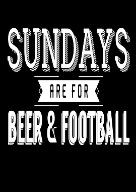 Football And Beer