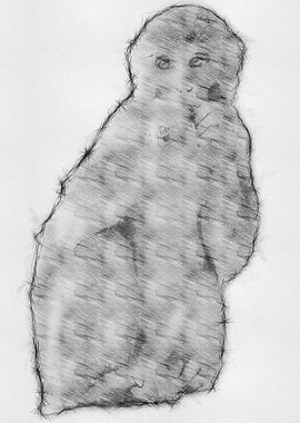 Monkey Pencil Sketch Arts