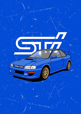 wrx sti blue