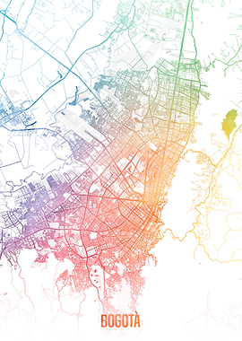 Bogota map