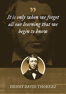 It is only when we forget