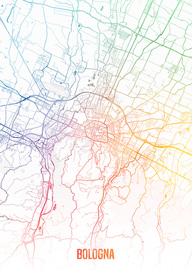 Bologna map
