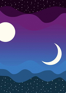 Mountains Sky Minimalist