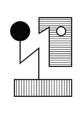 BAUHAUS STYLE ABSTRACT