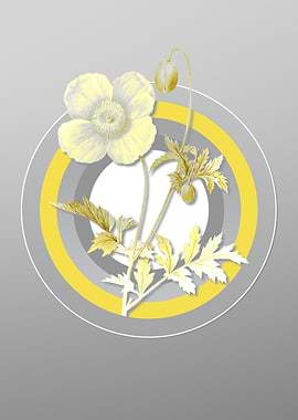 Gray Botanical Painting