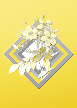 Yellow Musk Rose Flower