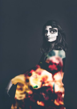 Abstract female portrait