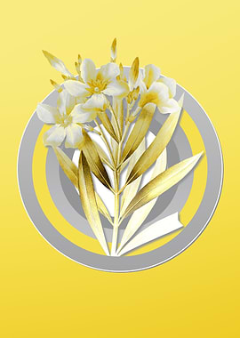Yellow Oleander Flower