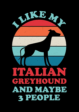 Funny Italian Greyhound