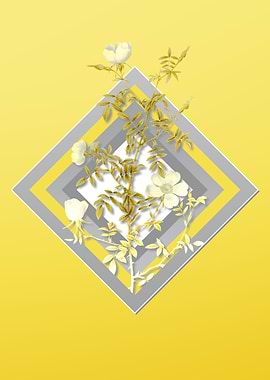 Yellow Rose Illustration