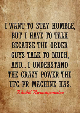 Khabib Nurmagomedov quotes