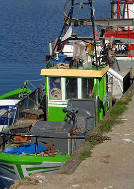 Colorful fishing boat 02