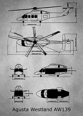 Agusta Westland AW139 gray