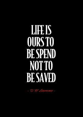 D H Lawrence Quote