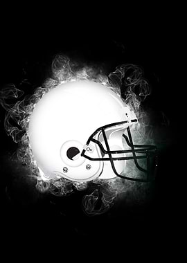 nfl helmet smoky