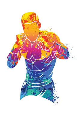 Watercolor Martial Arts