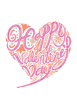 Pink Happy Valentines Day