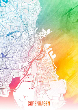 Copenhagen map