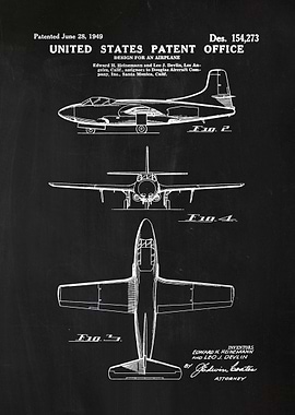 50Douglas Jet Plane Paten